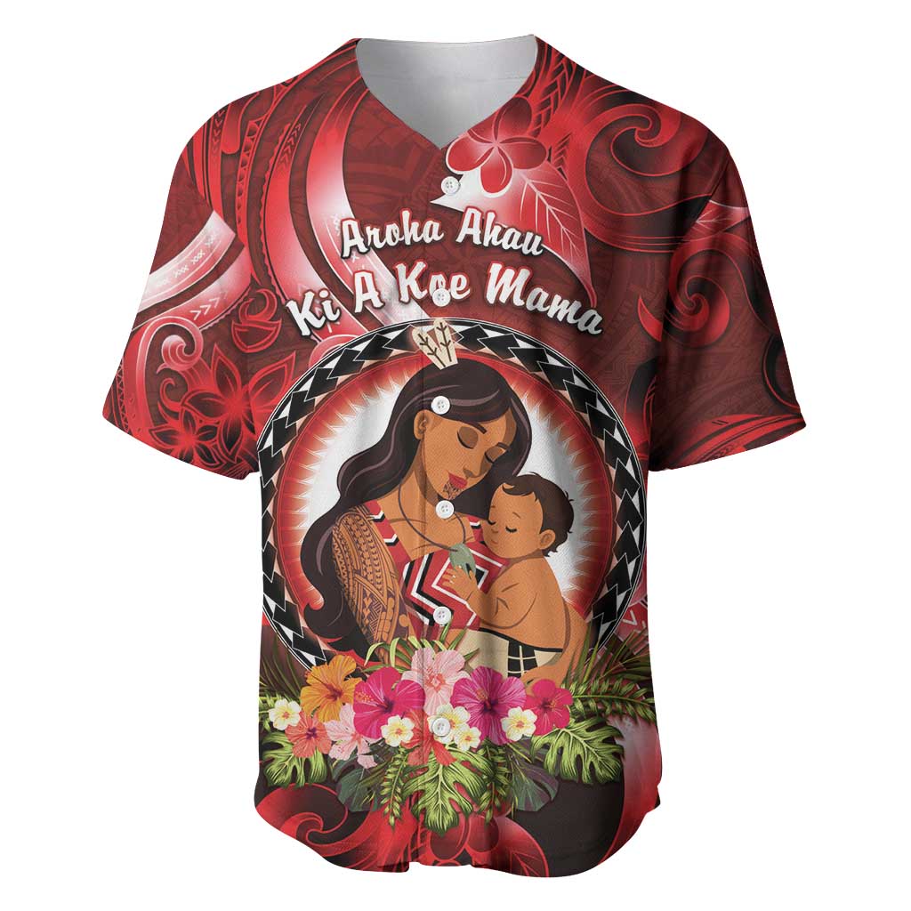 Personalised New Zealand Mother's Day Baseball Jersey I Love You Mom
