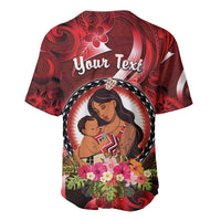 Personalised New Zealand Mother's Day Baseball Jersey I Love You Mom
