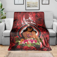 New Zealand Mother's Day Blanket I Love You Mom DT04 - Polynesian Pride