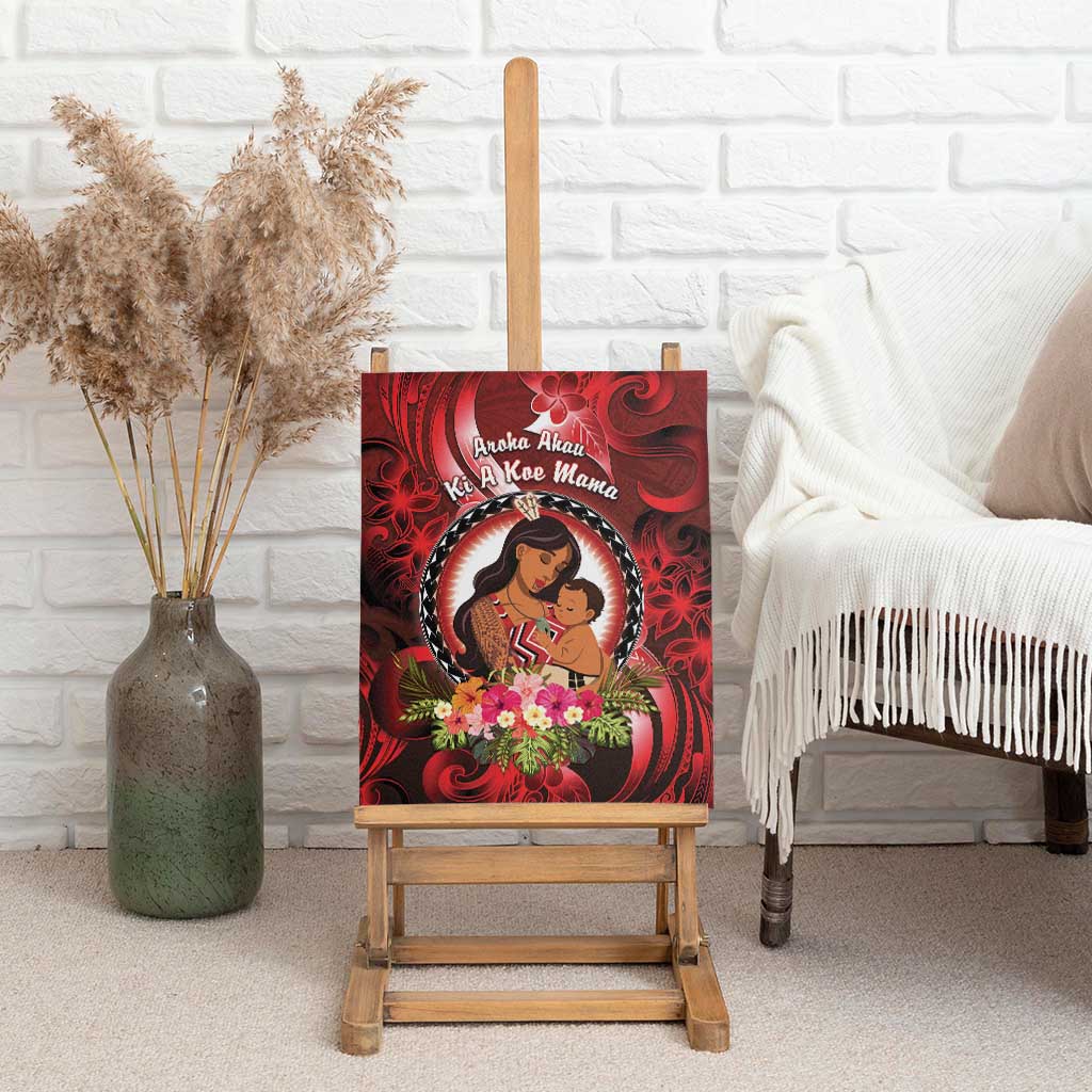 New Zealand Mother's Day Canvas Wall Art I Love You Mom DT04 - Polynesian Pride
