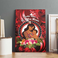 New Zealand Mother's Day Canvas Wall Art I Love You Mom DT04 - Polynesian Pride