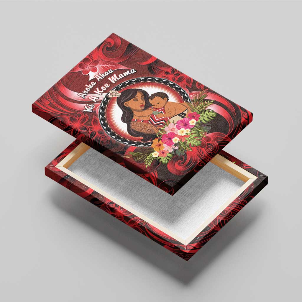 New Zealand Mother's Day Canvas Wall Art I Love You Mom DT04 - Polynesian Pride