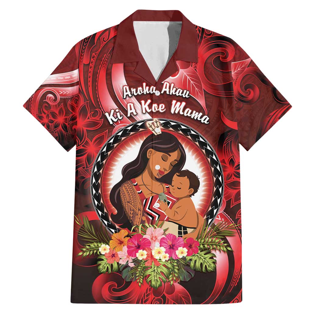 Personalised New Zealand Mother's Day Family Matching Mermaid Dress and Hawaiian Shirt I Love You Mom