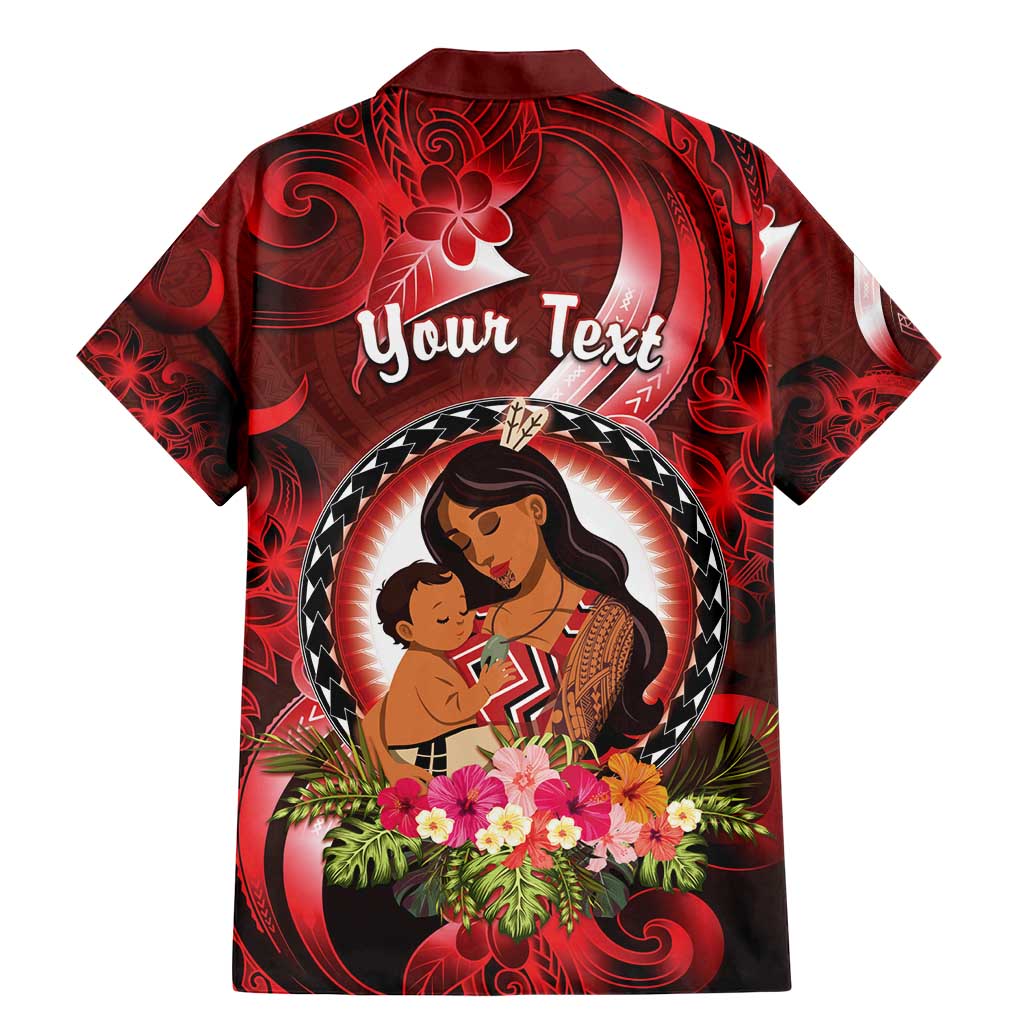 Personalised New Zealand Mother's Day Family Matching Mermaid Dress and Hawaiian Shirt I Love You Mom