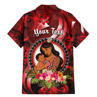 Personalised New Zealand Mother's Day Family Matching Mermaid Dress and Hawaiian Shirt I Love You Mom