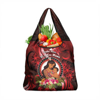 New Zealand Mother's Day Grocery Bag I Love You Mom DT04 1-pack One Size Red - Polynesian Pride