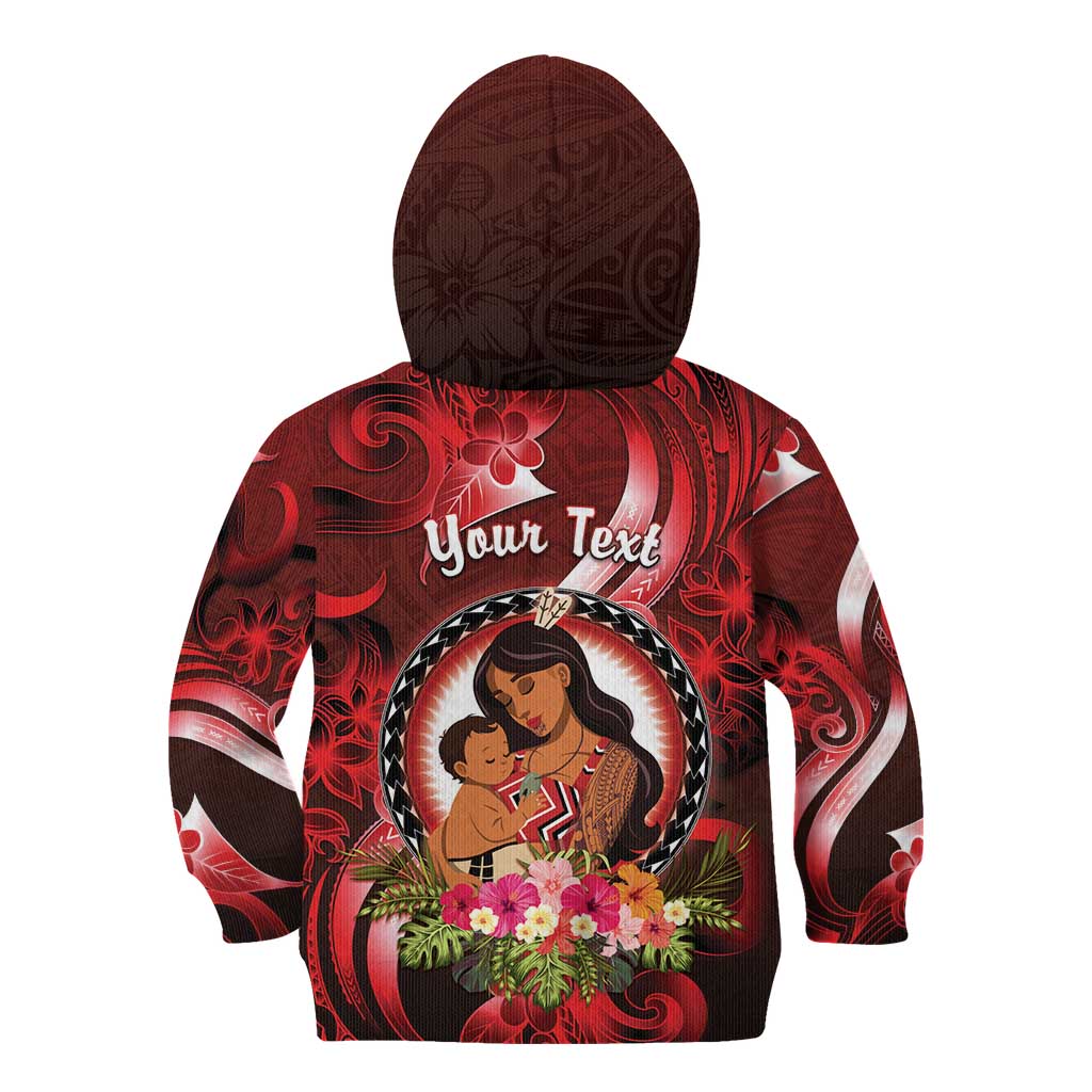 Personalised New Zealand Mother's Day Kid Hoodie I Love You Mom