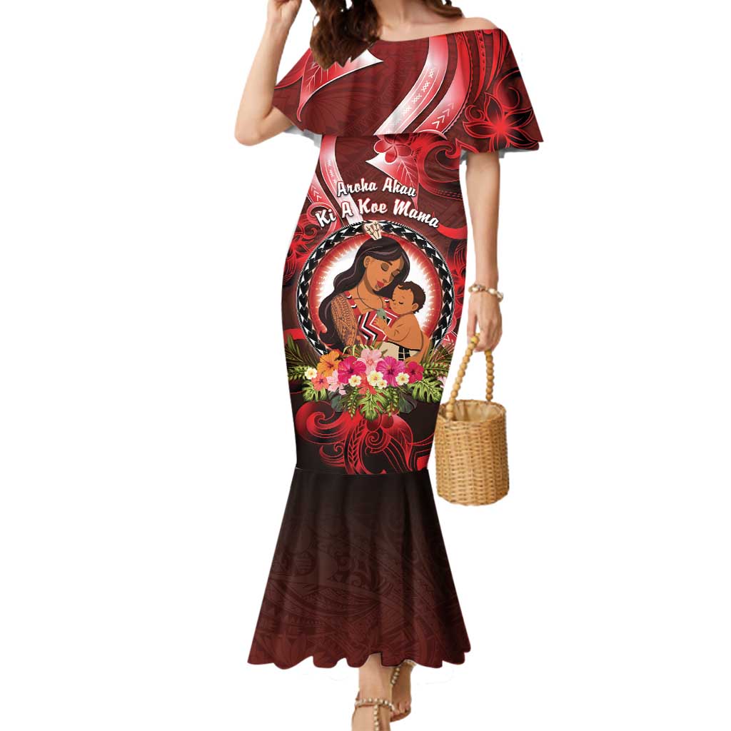 Personalised New Zealand Mother's Day Mermaid Dress I Love You Mom