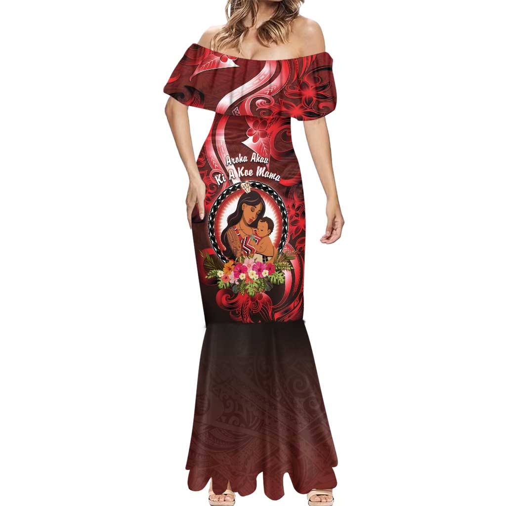 Personalised New Zealand Mother's Day Mermaid Dress I Love You Mom