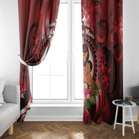 New Zealand Mother's Day Window Curtain I Love You Mom DT04 - Polynesian Pride