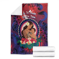 Samoa Mother's Day Blanket I Love You Mom DT04 - Polynesian Pride
