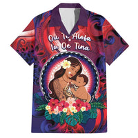 Personalised Samoa Mother's Day Hawaiian Shirt I Love You Mom DT04 Red - Polynesian Pride