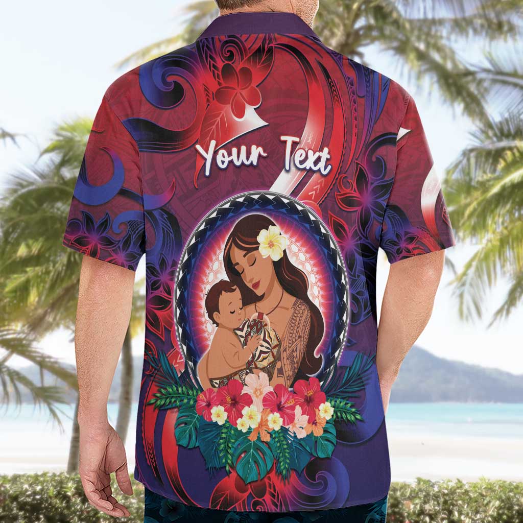 Personalised Samoa Mother's Day Hawaiian Shirt I Love You Mom DT04 - Polynesian Pride