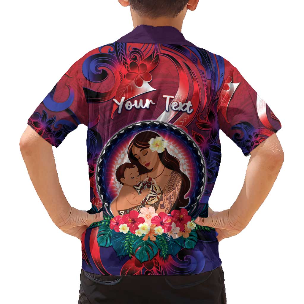 Personalised Samoa Mother's Day Hawaiian Shirt I Love You Mom DT04 - Polynesian Pride