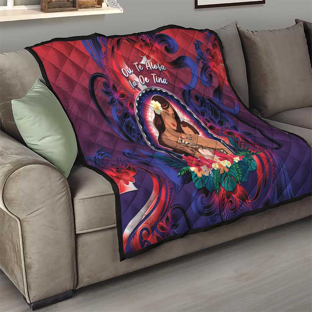 Samoa Mother's Day Quilt I Love You Mom