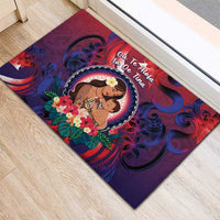 Samoa Mother's Day Rubber Doormat I Love You Mom DT04 - Polynesian Pride