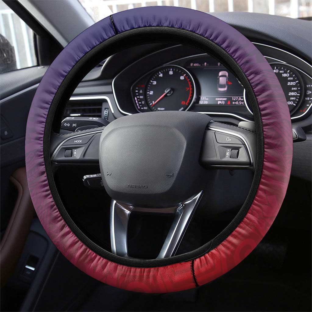 Samoa Mother's Day Steering Wheel Cover I Love You Mom DT04 - Polynesian Pride