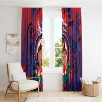 Samoa Mother's Day Window Curtain I Love You Mom DT04 - Polynesian Pride