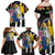 Filipinos Lapu-Lapu Hero Philippines Family Matching Off Shoulder Maxi Dress and Hawaiian Shirt Hibiscus Flowers Style