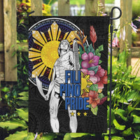 Filipinos Lapu-Lapu Hero Philippines Garden Flag Hibiscus Flowers Style