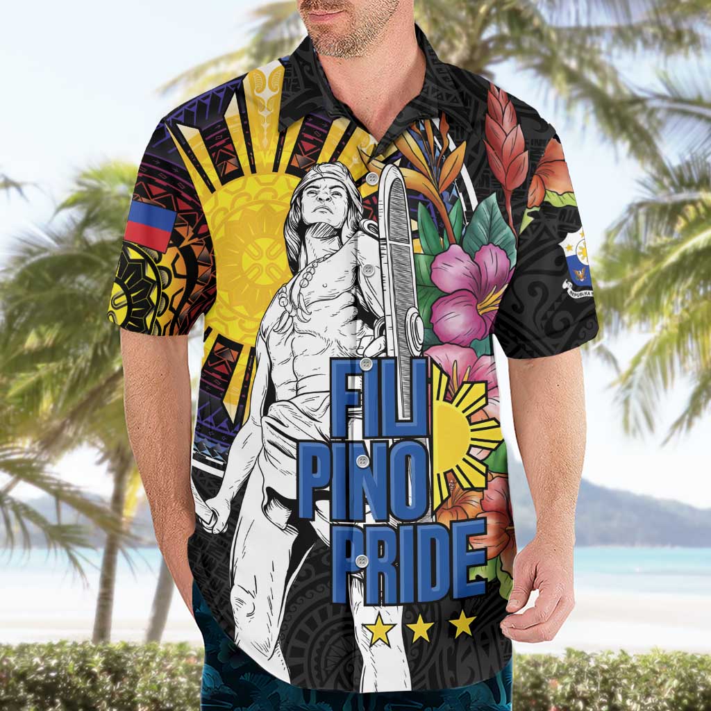 Filipinos Lapu-Lapu Hero Philippines Hawaiian Shirt Hibiscus Flowers Style