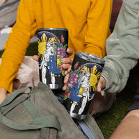 Filipinos Lapu-Lapu Hero Philippines Tumbler Cup Hibiscus Flowers Style