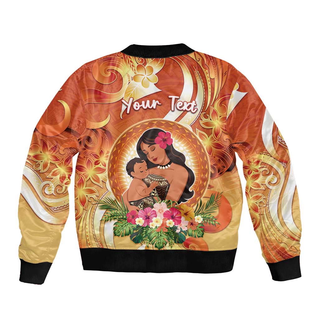 Personalised Tonga Mother's Day Bomber Jacket I Love You Mom