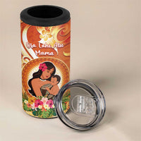 Personalised Tonga Mother's Day 4 in 1 Can Cooler Tumbler I Love You Mom DT04 - Polynesian Pride