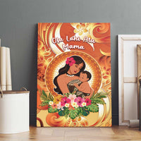 Tonga Mother's Day Canvas Wall Art I Love You Mom DT04 - Polynesian Pride