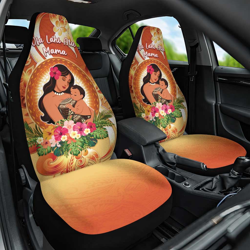 Tonga Mother's Day Car Seat Cover I Love You Mom