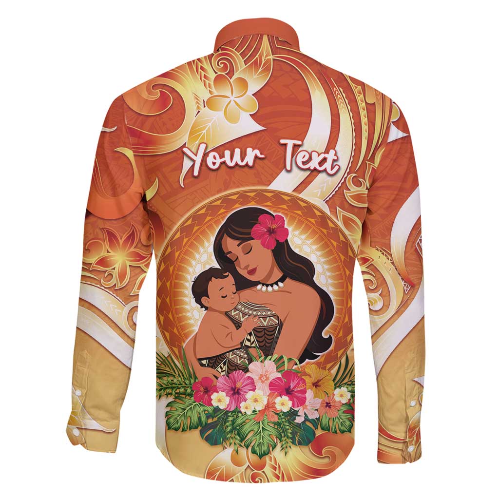 Personalised Tonga Mother's Day Family Matching Puletasi and Hawaiian Shirt I Love You Mom