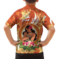 Personalised Tonga Mother's Day Hawaiian Shirt I Love You Mom DT04 - Polynesian Pride