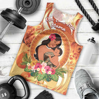 Personalised Tonga Mother's Day Men Tank Top I Love You Mom DT04 - Polynesian Pride