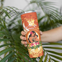 Personalised Tonga Mother's Day Skinny Tumbler I Love You Mom