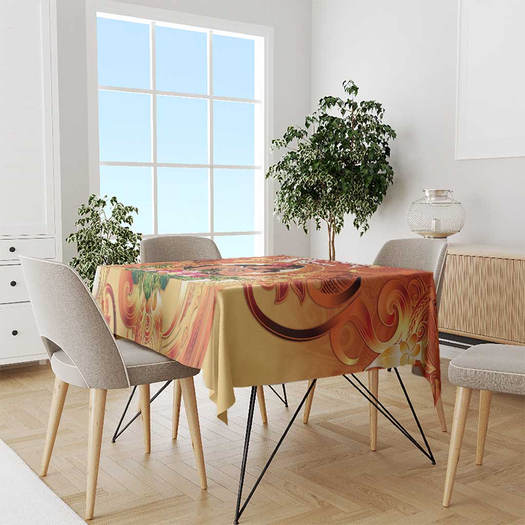 Tonga Mother's Day Tablecloth I Love You Mom DT04 - Polynesian Pride
