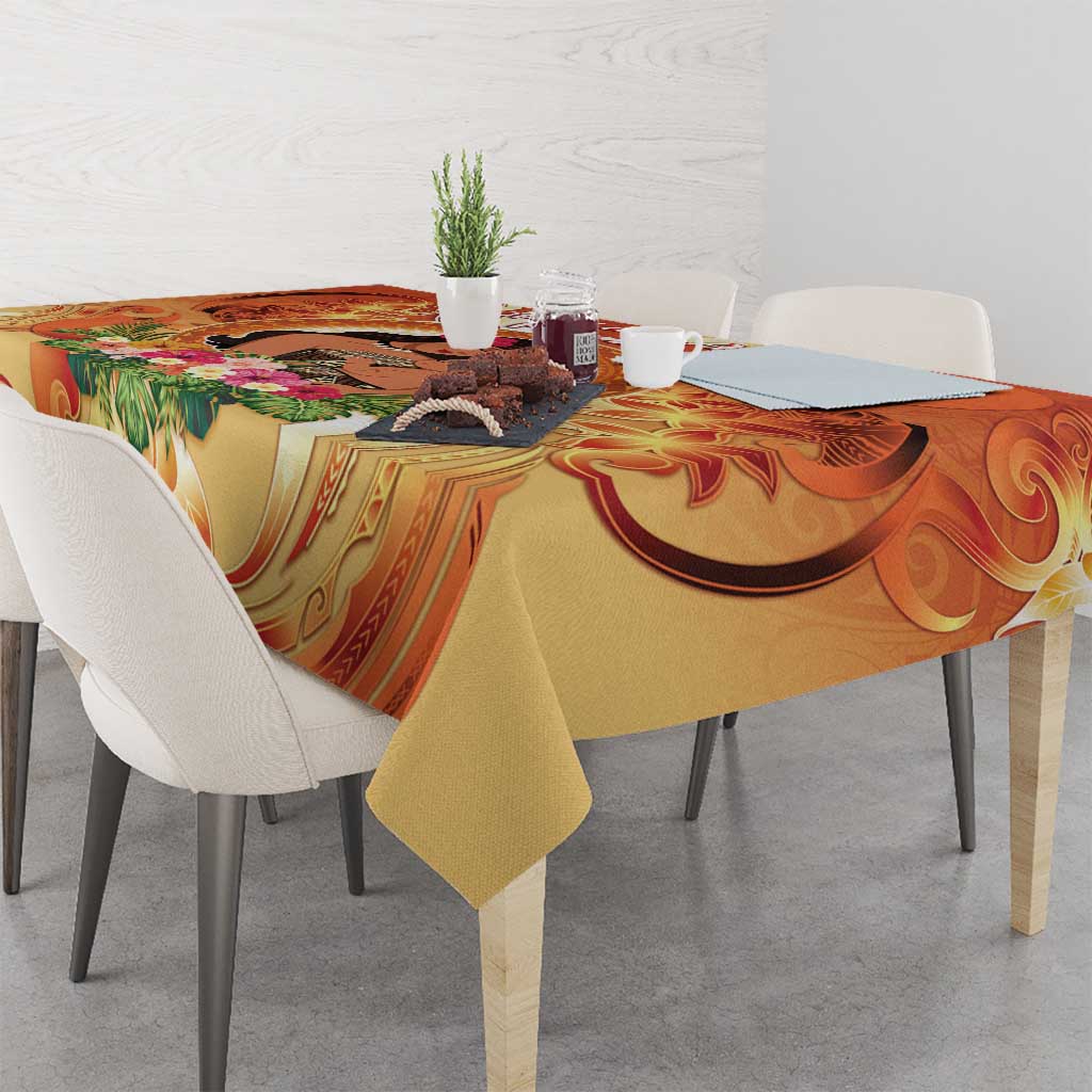Tonga Mother's Day Tablecloth I Love You Mom DT04 - Polynesian Pride