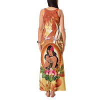Personalised Tonga Mother's Day Tank Maxi Dress I Love You Mom DT04 - Polynesian Pride
