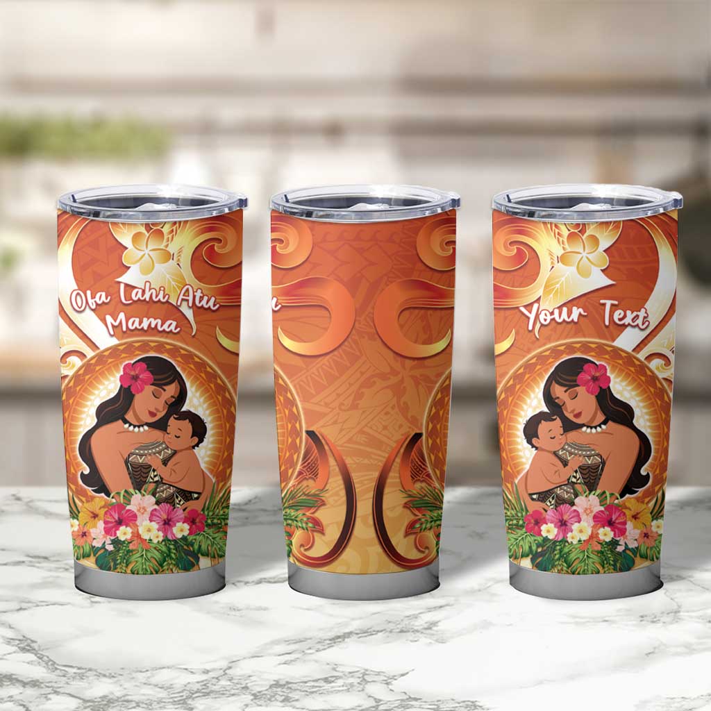 Personalised Tonga Mother's Day Tumbler Cup I Love You Mom