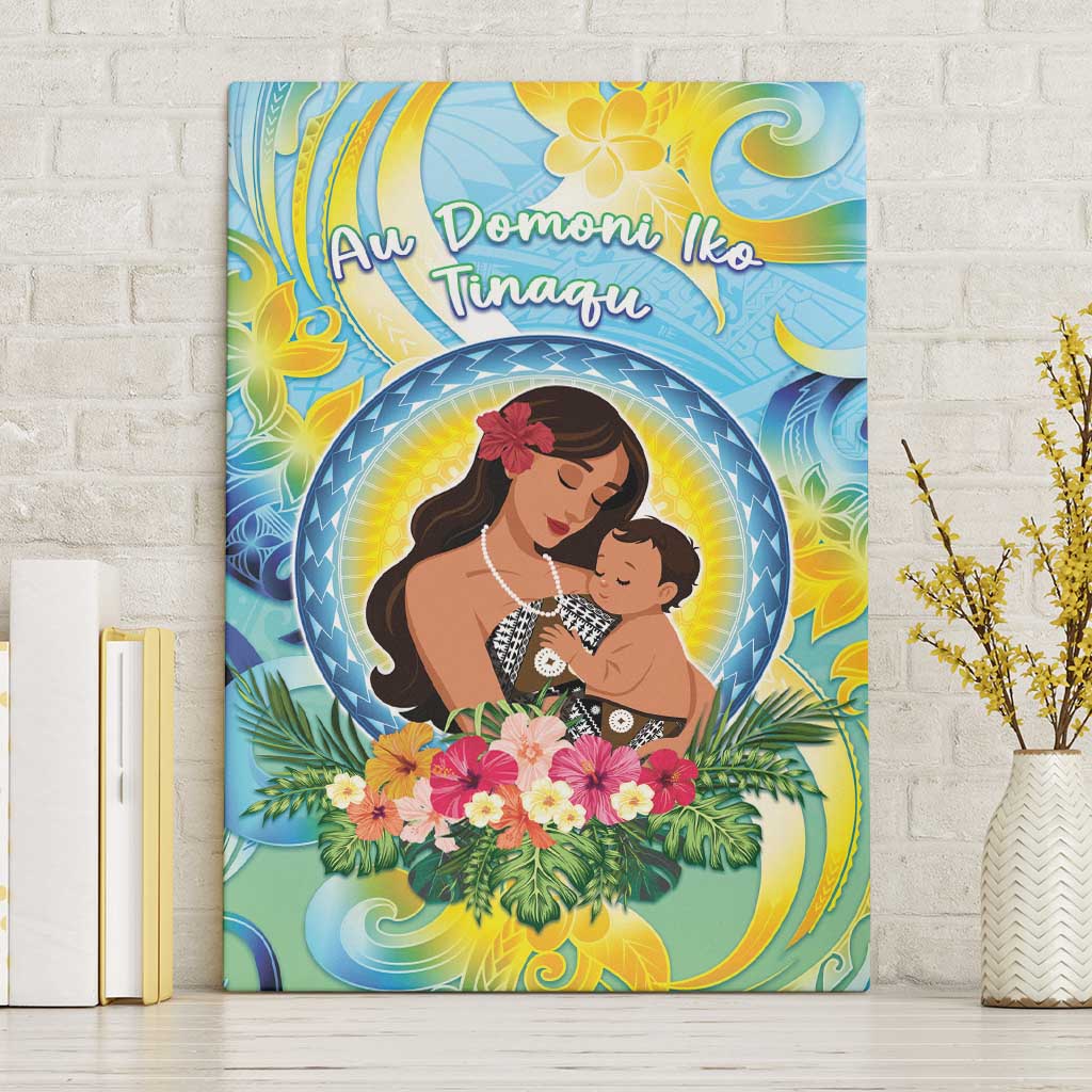 Fiji Mother's Day Canvas Wall Art I Love You Mom