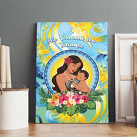Fiji Mother's Day Canvas Wall Art I Love You Mom