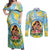 Personalised Fiji Mother's Day Couples Matching Off Shoulder Maxi Dress and Long Sleeve Button Shirt I Love You Mom