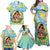 Personalised Fiji Mother's Day Family Matching Off Shoulder Maxi Dress and Hawaiian Shirt I Love You Mom