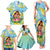 Personalised Fiji Mother's Day Family Matching Tank Maxi Dress and Hawaiian Shirt I Love You Mom