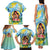 Personalised Fiji Mother's Day Family Matching Tank Maxi Dress and Hawaiian Shirt I Love You Mom