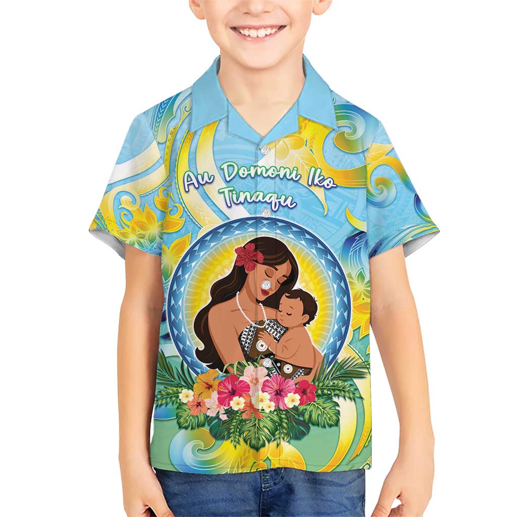 Personalised Fiji Mother's Day Hawaiian Shirt I Love You Mom