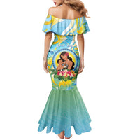 Personalised Fiji Mother's Day Mermaid Dress I Love You Mom