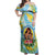 Personalised Fiji Mother's Day Off Shoulder Maxi Dress I Love You Mom