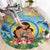 Fiji Mother's Day Round Carpet I Love You Mom