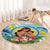 Fiji Mother's Day Round Carpet I Love You Mom