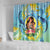 Fiji Mother's Day Shower Curtain I Love You Mom